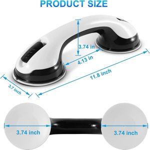 Hot 1/2Pcs Safety Helping Griff Anti-Rutsch-Unterstützung Toilette Badezimmer Safe Haltegriff Griff Vakuum Sauger Saugnapf Handlauf - Product Image 4