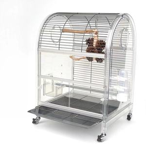 Nuova Gabbia per Pappagalli da Esterno, Ampio Spazio, Nuova Voliera Ornamentale per l'Osservazione dell'Attività degli Uccelli - Product Image 1