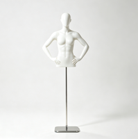 Mannequin féminin en fibre de verre durable Lavinia, buste avec tête, pour vitrine de magasin de vêtements, présentoir de vêtements