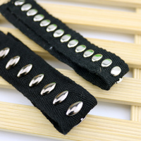 Ruban à œillets en dentelle à base de coton, ruban à œillets pour vêtements, vente chaude