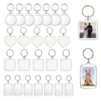 Llaveros de Acrílico Personalizados al por Mayor, Rectangulares, Transparentes, de Doble Cara, con Impresión UV de 4 Colores, Resistentes al Agua y Reutilizables