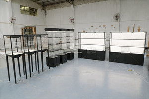 Accesorios de tienda personalizados, iluminación Led de vidrio templado, escaparate de joyería para regalo, precio de fábrica de alta gama - Product Image 5