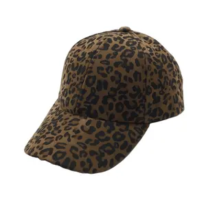 Toptan saten astarlı Unisex monte leopar spor şapka Gorras kadife panter beyzbol kapaklar