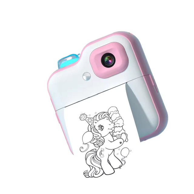 HD Dual Lens Instant Printing Camera Thermal Photo Paper Digital Instant Print Children Thermal Photo Instant Print Camcorder
