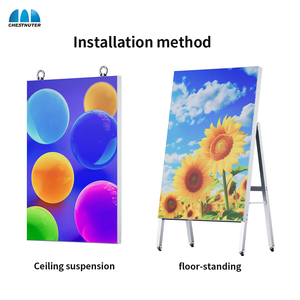 Afficheur LED pour affiches publicitaires, écran LED publicitaire, affichage LED 640*960, affiches LED extérieures, afficheur LED tout-en-un sur pied - Product Image 2