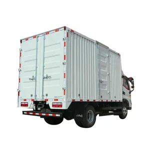 China Hek Vrachtwagens 5ton Vrachtwagen 4X2 Cargo Box Truck Met Goedkope Prijs