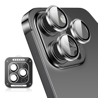 Protection d'objectif d'appareil photo en verre trempé 3D 9H AR AF facile à installer pour Apple iPhone 17 16 15 14 13 12 Pro Max