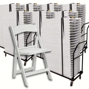 Sillas Plegables Chiavari <span class=keywords><strong>de</strong></span> Resina Blanca para Exteriores, Resistentes, para Bodas, Hoteles, Salas <span class=keywords><strong>de</strong></span> Estar, <span class=keywords><strong>Apartamentos</strong></span>, Parques, Oficinas en Casa, Venta al <span class=keywords><strong>Por</strong></span> Mayor - Product Image 3