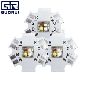 Module LED SMD 10W, <span class=keywords><strong>diode</strong></span> 5050, lampe à puces CREE XML2, <span class=keywords><strong>diode</strong></span> à puce <span class=keywords><strong>3V</strong></span> RGBW, avec dissipateur thermique en aluminium de 20 mm pour carte PCB - Product Image 1