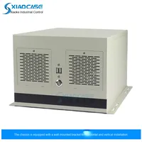 4-Slot Full Tower Wall-Mounted Computer Case Large ATX Power Supply Multi-Serial Ports Matx Motherboard Support Side Panel