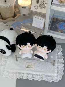 Peluche de 10 cm de la serie Love Deep Space, original, estampado, relleno de algodón PP, toalla de baño, decoración, colgante para mochila, regalo de cumpleaños - Product Image 4