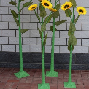 Flores de Girasol Artificiales de Alta Calidad al por Mayor de Fábrica, Ramas Altas para Decoración de Interiores y Fiestas - Product Image 5