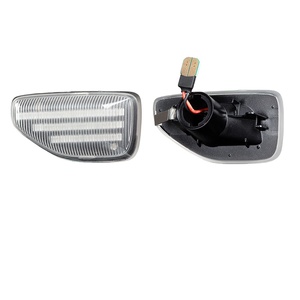 2 LED luce per <span class=keywords><strong>Dacia</strong></span> Logan II <span class=keywords><strong>Sandero</strong></span> II 2012 <span class=keywords><strong>Duster</strong></span> 2018 LED Dynamic Side Marker indicatore di direzione luce indicatore di direzione indicatore di luce ripetitore lampada - Product Image 1