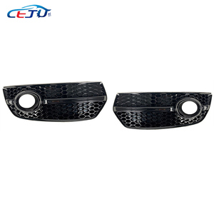 Cache phare antibrouillard pour pare-chocs avant Grille de phare antibrouillard style S-Line Plastique ABS Chrome Accessoires de voiture pour <span class=keywords><strong>Audi</strong></span> <span class=keywords><strong>Q5</strong></span> <span class=keywords><strong>2009</strong></span> 2010 2011 2012 - Product Image 6