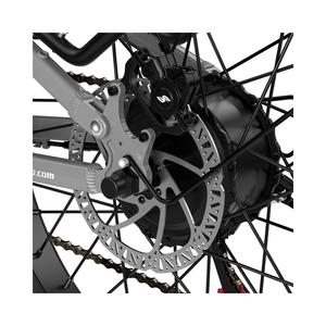 Shengmilo S600 Vélo Électrique à Pneus Larges en Alliage d'Aluminium de 26 Pouces, Double <span class=keywords><strong>Moteur</strong></span>, Batterie 17,5 Ah, Autonomie 60 km, <span class=keywords><strong>Moteur</strong></span> Arrière 2000 W, 7 Vitesses - Product Image 5
