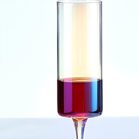 Ensemble de verres à vin en verre borosilicate haut de gamme soufflé à la main, irisé, pour flûtes à champagne, gobelets, design européen, coloré