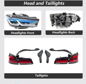 5 Series G30 Old to New G30 M5 Style Bodykit Venta de fábrica Parachoques de coche para 2018 2019 2020 año 518 520 <span class=keywords><strong>530</strong></span> - Product Image 6