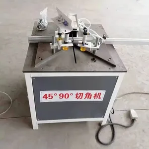 Máquina de corte de aluminio para ventanas, cortadora de ángulo de 45 grados y 90 grados