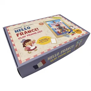Nouveauté 2026 : Kit d'art créatif pour enfants avec argile à séchage à l'air ultra-légère pour cadre photo 3D, jouet intellectuel de modelage DIY - Product Image 1