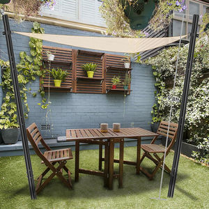 JH-Mech Poste de Metal de Alta Resistencia con Abrazadera en D <span class=keywords><strong>para</strong></span> Parasol <span class=keywords><strong>Vela</strong></span> Cadena de Luz Paquete de 2 10 Pies de Metal Parasol <span class=keywords><strong>Vela</strong></span> Poste - Product Image 6