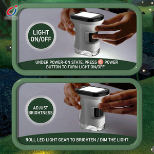 Giocattoli per l'Esplorazione della Natura Chengji, Apprendimento STEM Precoce, Microscopio Elettronico Multifunzione 3 in 1 con Schermo LED da 2 Pollici, Ingrandimento 200-1000X per Bambini - Product Image 3