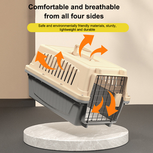 Cage de transport portable pour animaux de compagnie, pour petits, moyens et grands chiens et chats, utilisable en extérieur et à l'aéroport - Product Image 3