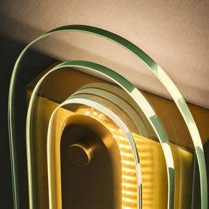 Modern LED Wall Lamp Rectangular <b>Sconce</b> Warm <b>Light</b> Decorative Wall Lighting for Bedroom Living Room Hotel Corridor - Product Image 3