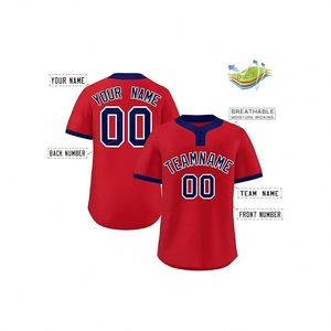 Hot Sale Button Sports Custom <b>Baseball</b> Jersey for Men and Women - Product Image 2