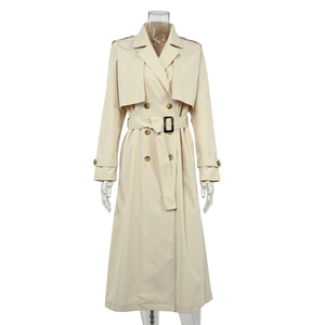Otoño Invierno <span class=keywords><strong>mujer</strong></span> <span class=keywords><strong>abrigo</strong></span> fajas doble Breasted <span class=keywords><strong>largo</strong></span> manga <span class=keywords><strong>abrigo</strong></span> chaqueta elegante Oficina <span class=keywords><strong>abrigo</strong></span> <span class=keywords><strong>largo</strong></span> - Product Image 4