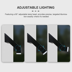 Nhà Máy Giá IP65 2000mAh 600LM năng lượng mặt trời tường ánh sáng vườn LED năng lượng mặt trời đèn với PIR cảm biến chuyển động treo tường năng lượng mặt trời bên ngoài đèn - Product Image 4