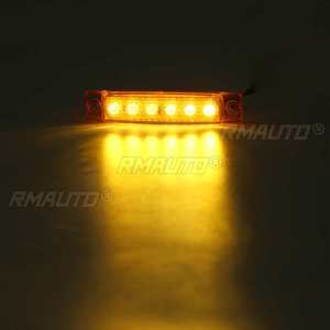 10 Luces LED Externas para Automóvil de 24 V, 6 LED, para Autobús, Camión, Remolque, Luz de Freno Lateral/Trasera, Indicador, Marcador, Advertencia Trasera - Product Image 4