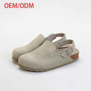 Offre Limitée <span class=keywords><strong>Prix</strong></span> Usine OEM pour Sandales de Massage Antidérapantes Unisexe MOQ 2 Paires Livraison Rapide Semelle en Liège Cuir de Vachette - Product Image 2