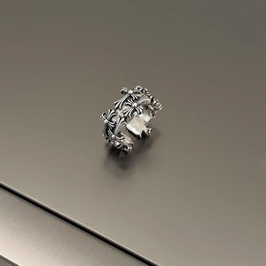 Usine prix de gros ancien Style sombre Hip Hop Punk ouvert réglable religieux <span class=keywords><strong>croix</strong></span> anneau pour femmes hommes Couple bijoux - Product Image 5