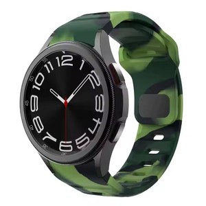 Bracelets en silicone sans lacunes pour <span class=keywords><strong>Samsung</strong></span> Galaxy Watch 6 5 4 Bracelet de montre en silicone classique - Product Image 6