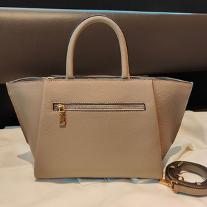 Model baru indah klasik wanita warna ungu dompet tas tangan tas tangan kulit asli modis 2024 - Product Image 5