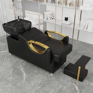 Conjunto de Silla de Peluquería Moderna <span class=keywords><strong>para</strong></span> Barbería y Salón de Belleza - Vidrio + Metal, Se Puede Combinar o Comprar por Separado - Product Image 2