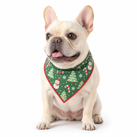 Ensemble de bandanas réversibles pour chien Noël et Halloween, foulard triangulaire ajustable pour animaux de compagnie, bavoir anti-bave pour chats et chiens de petite et grande taille