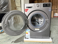Lave-linge à chargement frontal 10,5 kg, classe énergétique A++, moteur à courant continu, 1400 tr/min, porte en verre trempé, 16 programmes, OEM