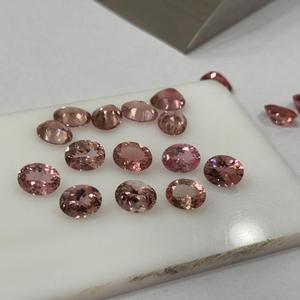 Pierres précieuses de Quartz de Tourmaline rose vif pierres ovales en vrac naturelles taille calibrée quantité minimale de commande 100 pièces - Product Image 2