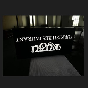 Treo Tường LED Double Side Ánh Sáng Hộp Dấu Hiệu Vòng Hình Dạng Trống Ánh Sáng Ngoài Trời Hộp Dấu Hiệu - Product Image 4