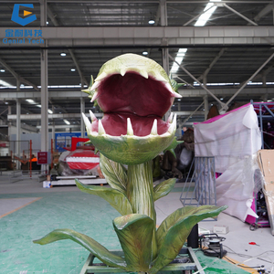 SGAA105 parc à thème extérieur étanche plante modèle Animatronic fleur artificielle à vendre - Product Image 2