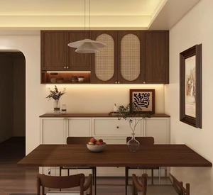 Armarios de Dormitorio, Armarios Roperos, <span class=keywords><strong>Aparador</strong></span> de Madera Color Crema, Aparadores y Vitrinas para Sala de Estar, Muebles Combinados para el Hogar - Product Image 1