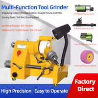 Vente directe usine – Rectifieuse d'outils CNC multifonction U2 U3 à commande manuelle pour fraises, forets et outils de gravure