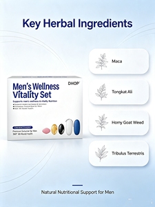 Kit de Vitalité et Bien-être Naturel pour Hommes 5-en-1 : Supplément Maca, Huile d'Huître, Peptide, Ginseng, Ashwagandha, Cistanche, DHA, Huile de Noix (OEM) - Product Image 1