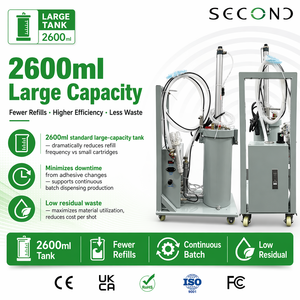 Système de distribution de colle pneumatique haute capacité 2600 ml avec pompe de remplissage pour machine de collage - Product Image 2