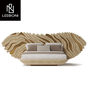 Fabricante de Muebles Personalizados de Diseño de Lujo para Proyectos de Apartamentos y Villas en China, Muebles de Dormitorio, Cama - Product Image 4