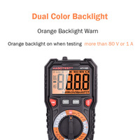 Habotest HT118D Digital Multimeter High Precision Bandwidth True RMS Measurement Analog Multimetro