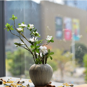 Gran OFERTA DE FLORES ARTIFICIALES Azalea sensación suave hogar boda para novia sosteniendo flores hogar Hottel Decoración - Product Image 4