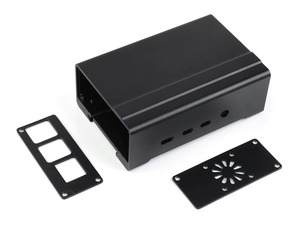 Caja de aluminio para carril DIN PI4-CASE-DIN-RAIL-A para Raspberry Pi 4, con ventilador y disipadores de calor, placas NO incluidas K807 - Product Image 3