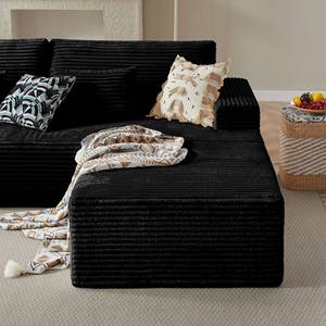 Sofá Cama Gigante Moderno de Espuma Viscoelástica Comprimida al Vacío, Estilo Modular para Sala de Estar y Dormitorio, Tapicería de Tela para Hoteles - Product Image 2